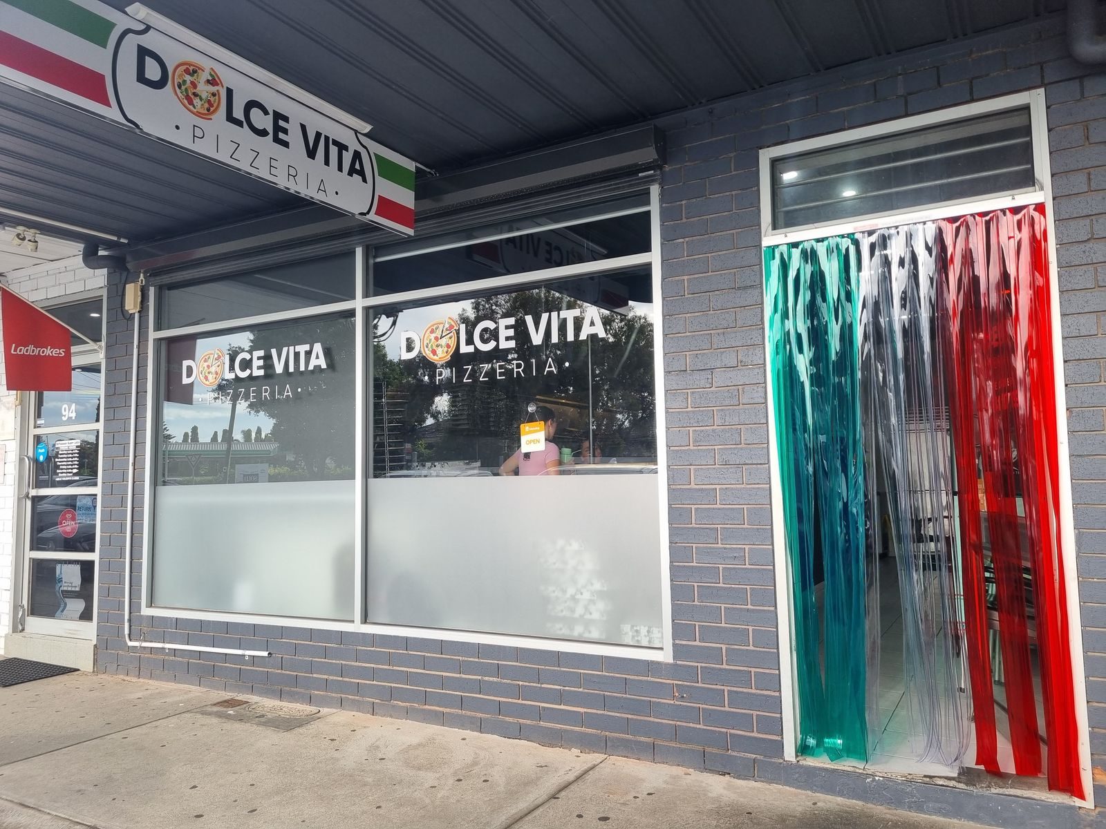 Coloured PVC strip curtains, matched to your branding. Keep flies out of the dining room and hold the temperature in your kitchen.